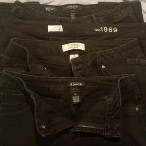 Bundle of skinny black jeans